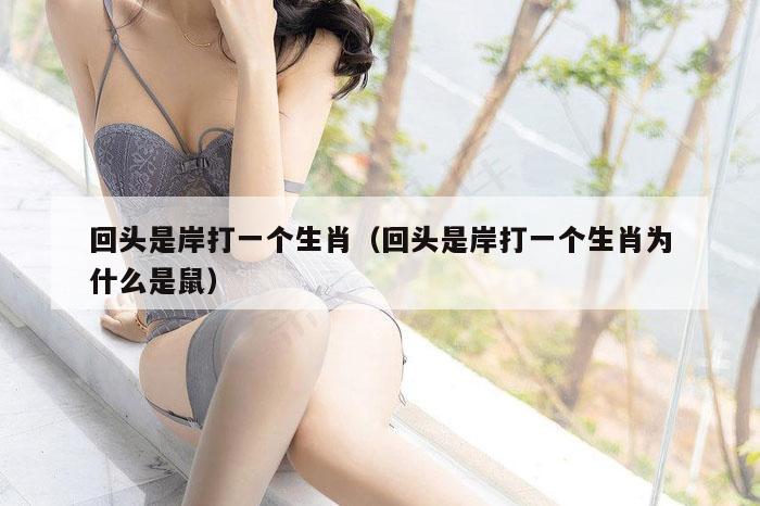 回头是岸打一个生肖（回头是岸打一个生肖为什么是鼠）